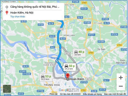 taxi noi bai hoan kiem 15