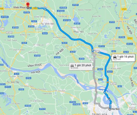 Bảng Giá Thuê Xe Taxi Hà Nội Tam Đảo Giá Rẻ Uy Tín 5 Quãng đường đi taxi từ Hà Nội đi Tam Đảo Vĩnh Phúc cách bao km