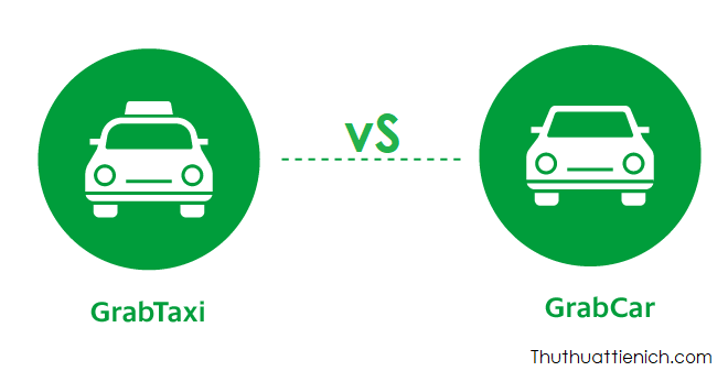 Điểm khác nhau giữa GrabTaxi sở hữu GrabCar