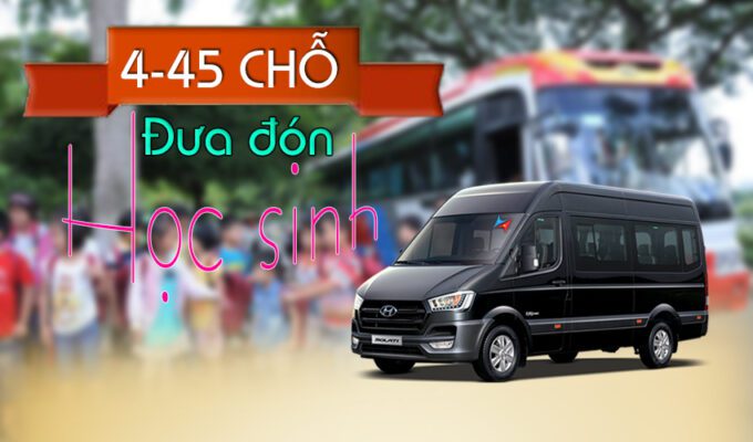 Dịch vụ thuê xe hợp đồng đưa đón học sinh tại Hà Nội