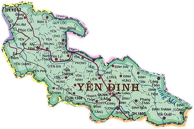 Thanh Hóa :Nâng cấp đường qua huyện Yên Định 250 tỷ đồng